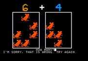 ArithMAGIC: Addition for Apple II - Oops, I didn't provide a correct response.