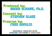ArithMAGIC: Addition for Apple II - Credits screen.