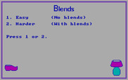 Roll-A-Word for IBM PC/Compatibles - Do you want an easier or harder game?