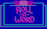 Roll-A-Word for IBM PC/Compatibles - Title screen.