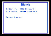Roll-A-Word for Apple II - One of the game options you can set.