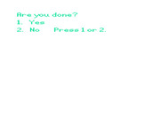 Roll-A-Word for TRS-80 Color Computer - Play again?