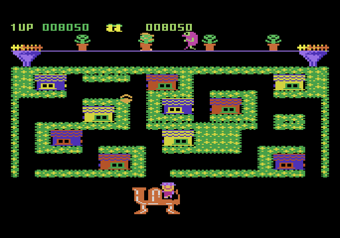 Blueprint Atari 5200 Screenshot: All parts found and the blue print is complete...