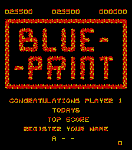 Blueprint Arcade Screenshot: A new high score!