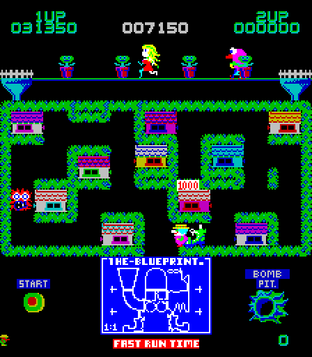 Blueprint Arcade Screenshot: Level 4 start.