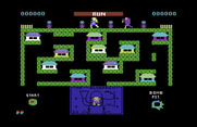Blueprint for Commodore 64 - Game start.