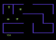 Berzerk for Atari 5200 - Uh oh, I might be trapped in the corner here!