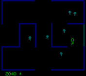 Berzerk for Arcade - I've been hit!