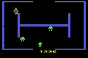 Berzerk for Atari 2600 - Don't accidentally touch a wall, they're deadly...