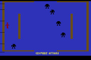 Berzerk for Atari 2600 - Starting screen.