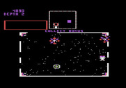 Space Dungeon for Atari 5200 - There's the thief! Shoot it and it will drop any treasure it stole.