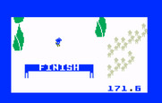 US Ski Team Skiing for Intellivision - The finish line!