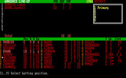 APBA Major League Players Baseball for IBM PC/Compatibles - Now to announce the lineup for the opposing team.