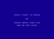 Quest for Quintana Roo for Atari 5200 - Start a new game, or enter code for a later level.