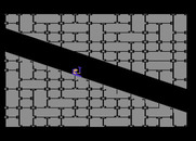 Quest for Quintana Roo for Atari 5200 - Slide down to the next room...