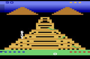 Quest for Quintana Roo for Atari 2600 - Climbing up the pyramid...