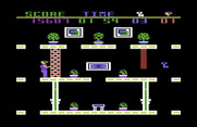 Heist, The for Commodore 64 - Stuck on a ledge at a dead end!
