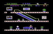 Heist, The for Commodore 64 - Escalators, if available, also help reach different floors.