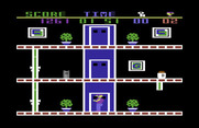 Heist, The for Commodore 64 - Use the elevator to reach the 2nd and 3rd floors.