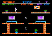 Heist, The for Apple II - That key on the bottom floor is a trap! If you try to get it, your're stuck until time runs out...