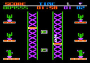 Heist, The for Apple II - These platforms can also help lift you up to a new floor.