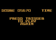 K-Razy Shoot-Out for Atari 5200 - Game over.