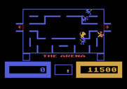 Wizard of Wor for Atari 5200 - Each dungeon has a different layout.