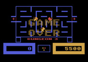 Wizard of Wor for Atari 5200 - Game over.