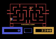 Wizard of Wor for Atari 5200 - Try to hit the worluk before it escapes!
