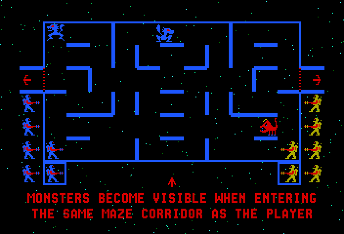 Wizard of Wor Arcade Screenshot: Game demonstration.