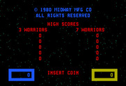 Wizard of Wor for Arcade - Game attract mode.