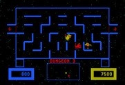 Wizard of Wor for Arcade - The yellow and red monsters move faster than the blue ones...