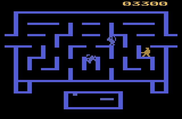 Wizard of Wor Atari 2600 Screenshot: On to the next level...