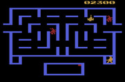 Wizard of Wor for Atari 2600 - The red opponents may occasionally become invisible!