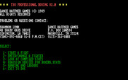 TKO Pro Boxing for IBM PC/Compatibles - Title screen.