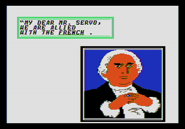 Sid Meier's Pirates! Apple II Screenshot: Talking to a governor.