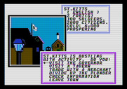 Sid Meier's Pirates! for Apple II - Entering a town...