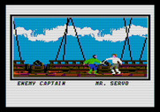 Sid Meier's Pirates! for Apple II - Beginning the game with a sword fight.