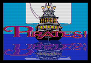 Sid Meier's Pirates! for Apple II - Title screen.