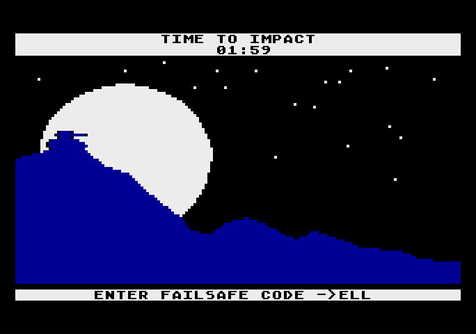 Countermeasure Atari 5200 Screenshot: A successful mission! On to the next level in the game...
