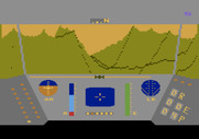 Rescue on Fractalus! for Atari 5200 - Game start.