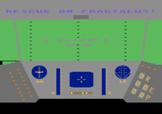 Rescue on Fractalus! for Atari 5200 - Title screen and level select.