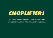 Choplifter! for Atari 7800 - Title screen.