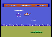 Choplifter! for Atari 7800 - Look out, flying enemy straight ahead!!