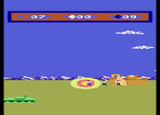 Choplifter! for Atari 7800 - Crash! I've been hit by enemy fire...