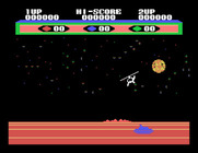 Choplifter! for Sega SG-1000 - Flying; watch out for these tanks!