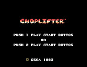 Choplifter! for Sega SG-1000 - Press start to begin!