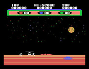 Choplifter! for Sega SG-1000 - Rescue in progress, but here comes a tank!