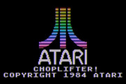 Choplifter! for Atari 5200 - Atari logo screen.