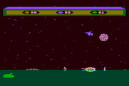 Choplifter! for Atari 8-bit - Crash, a plane got me!